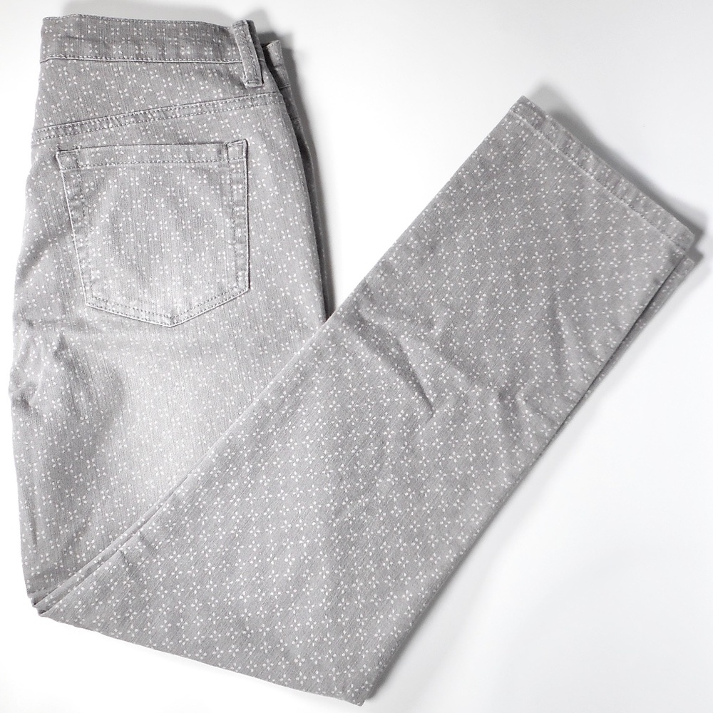 Gloria Vanderbilt Amanda Womens 10 P Petite Gray Jeans 29 x 28 Soft Worn-in Feel